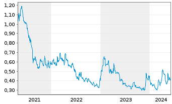 Chart Fury Gold Mines Ltd. - 5 années