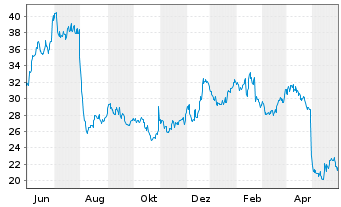 Chart Ryerson Holding Corp. - 1 Jahr