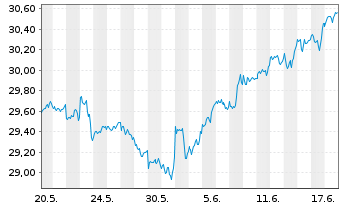 Chart Xtr.IE-MSCI USA Hgh Di.Yld ESG - 1 Monat