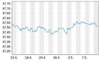 Chart I.M.II-In.Euro Gov.Bd.1-3 Year - 1 Monat