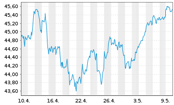 Chart JPM ICAV-US Res.Enh.Idx Eq.ETF - 1 Monat