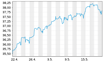 Chart JPMorgan-Emerging Markets Equ. - 1 Monat