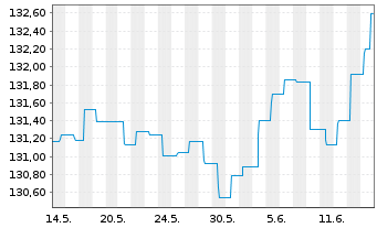 Chart Ethna-DEFENSIV Inhaber-Anteile A o.N. - 1 Month