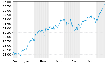 Chart Amu.S&P 500 CL.N.Z.AMB.P USD - 6 Monate