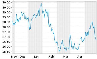 Chart Energizer Holdings Inc. - 6 Monate