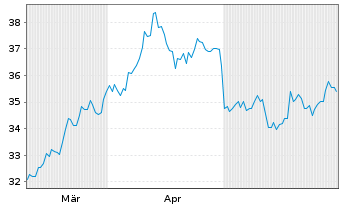 Chart Viper Energy Inc. - 6 Monate