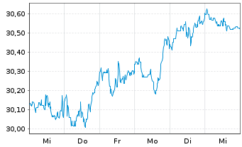 Chart Xtr.IE-MSCI USA Hgh Di.Yld ESG - 1 Woche