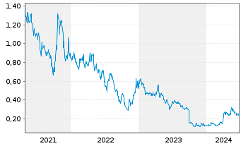 Chart Bear Creek Mining Corp. - 5 années