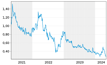 Chart Kodiak Copper Corp. - 5 années