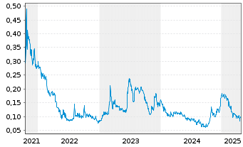 Chart Nevada Lithium Resources Inc. - 5 Years