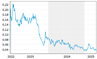 Chart Vizsla Copper Corp. - 5 Years