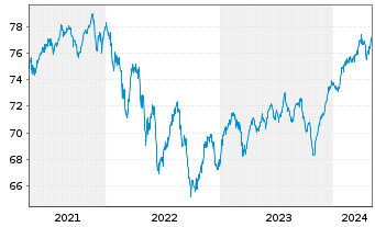 Chart TOP-Investors Global Inhaber-Anteile - 5 années