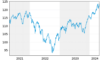Chart Effecten-Spiegel Aktien-Fonds Inhaber-Anteile - 5 Jahre