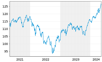 Chart Effecten-Spiegel Aktien-Fonds Inhaber-Anteile - 5 Years