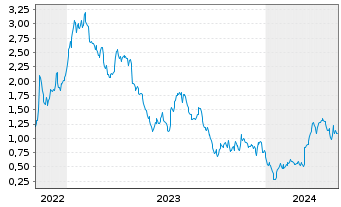 Chart Mini Future Long Zalando - 5 Jahre