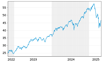 Chart Xtr.IEXtr.MSCI Nxt Gen.Int.In. - 5 années