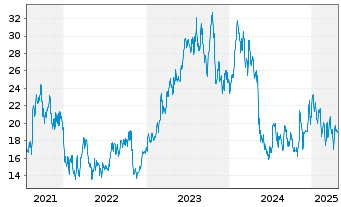 Chart Stevanato Group S.p.A. - 5 Years