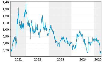 Chart CIMC Enric Holdings Inc. - 5 Years