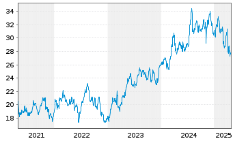 Chart Radian Group Inc. - 5 Years