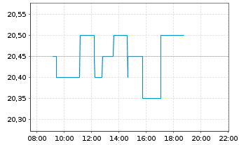 Chart Fagron N.V. - Intraday