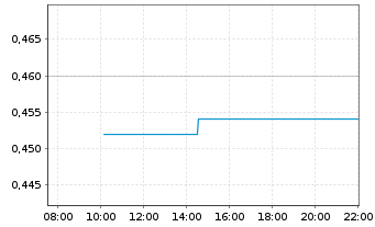 Chart Huadian Power Intl Corp. Ltd. - Intraday
