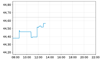 Chart VANECK BITCOIN ETN29 - Intraday