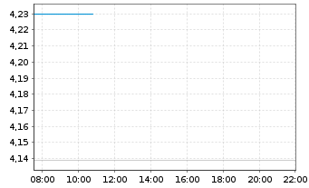 Chart Mini Future Long Volkswagen - Intraday