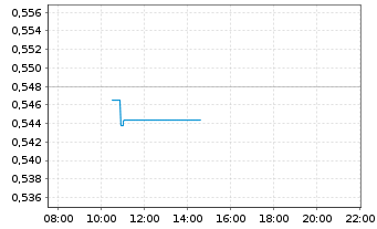 Chart Mini Future Short Palantir - Intraday