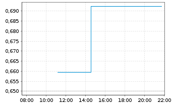 Chart Mini Future Long Puma - Intraday
