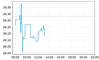 Chart Endesa S.A. - Intraday