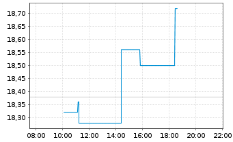 Chart Compagnie des Alpes S.A. (CDA) - Intraday