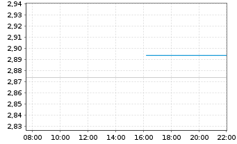 Chart WisdomTree Comm. Securit. Ltd.  Alu.Sub-IDX - Intraday