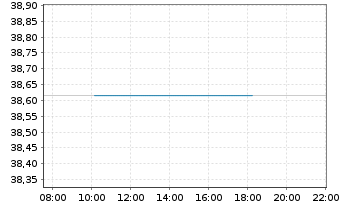 Chart First T.G.F.-Cl.Comput. UC.ETF .Shs A USD o.N. - Intraday