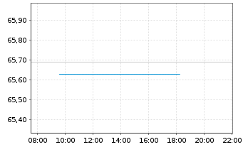 Chart InvescoMI MSCI USA ETF - Intraday