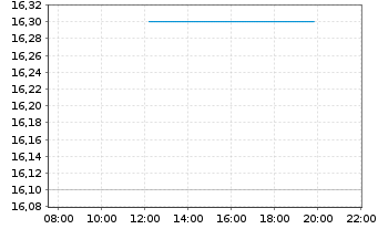 Chart Electric Power Dev. Co. Ltd. - Intraday