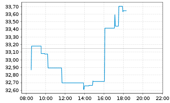 Chart Amu.Idx Sol.Am.NYSE AR.GO.BUGS - Intraday