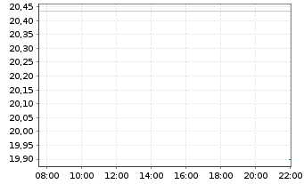 Chart Interpublic Group of Comp.Inc. - Intraday