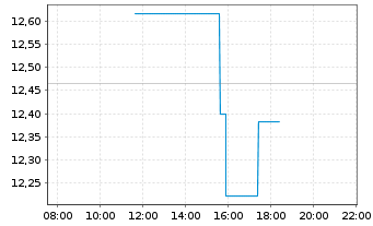 Chart Blue Owl Capital Corp. - Intraday