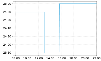 Chart Riley Exploration Permian Inc. - Intraday