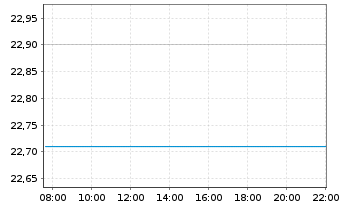 Chart Warner Music Group Corp. - Intraday