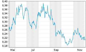 Chart Sranan Gold Corp. - 1 Year