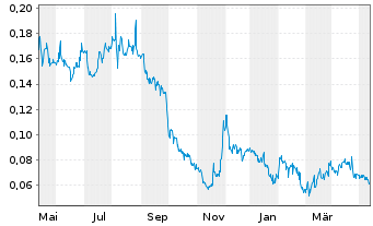 Chart Vizsla Copper Corp. - 1 Jahr