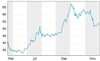 Chart Contemporary Amperex Technology Co. Ltd. - 1 Jahr
