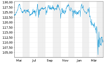 Chart Effecten-Spiegel Aktien-Fonds Inhaber-Anteile - 1 Year