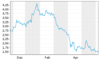 Chart Mini Future Long LVMH - 1 Jahr