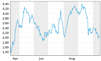 Chart Mini Future Long Volkswagen - 1 Jahr