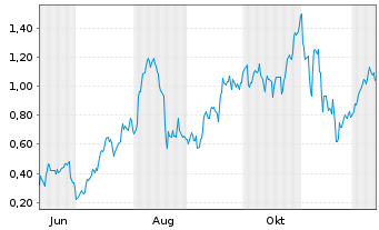 Chart Mini Future Long Palantir - 1 Jahr