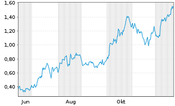 Chart Mini Future Long FinTech Group - 1 Jahr