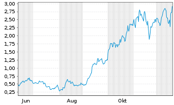 Chart Mini Future Long Micron - 1 Jahr