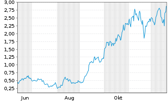 Chart Mini Future Long Micron - 1 Jahr